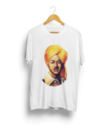 Buy Bhagat Singh Round neck Unisex T shirt - Image 3