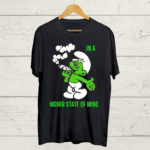 Buy premium quality Black colour stoner tshirt in India