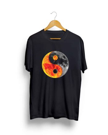 Yin Yang graphic T shirt