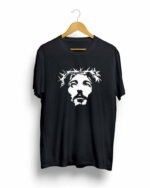 jesus art black unisex t shirt