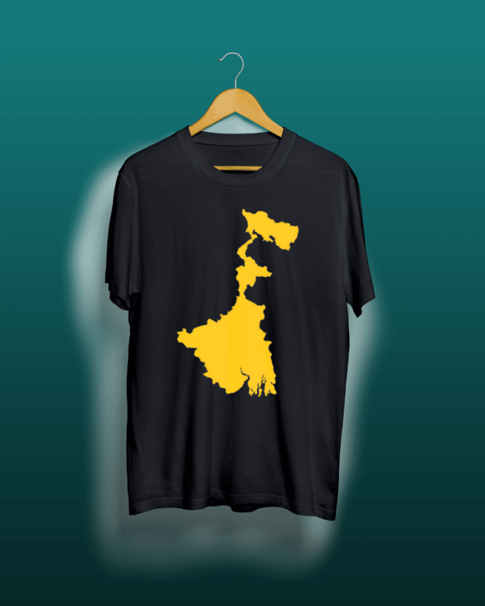 West Bengal map unisex t shirt