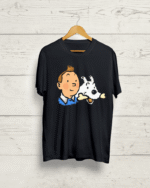 Buy Tintin Snowy Black T shirt