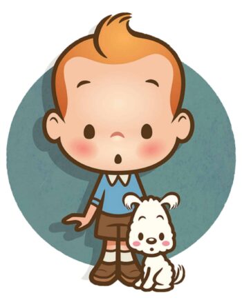 Tintin illustration art