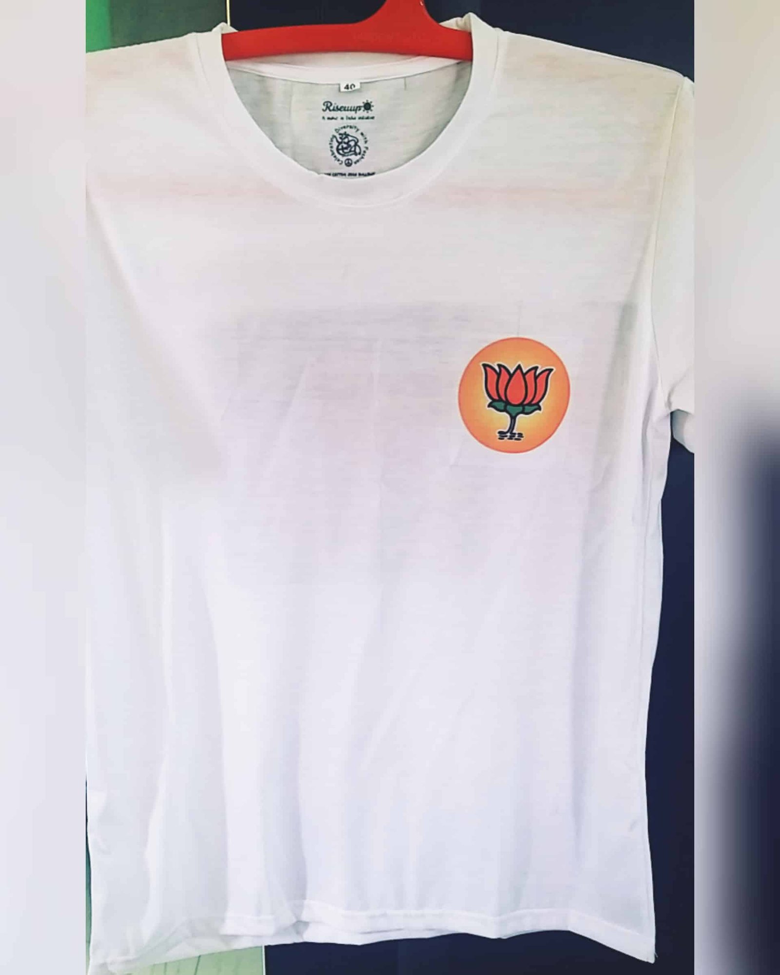 Official BJP Merchandise White Round 
