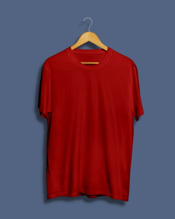 Buy Maroon Color Round Neck Unisex T-Shirt
