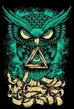 Psychedelic owl
