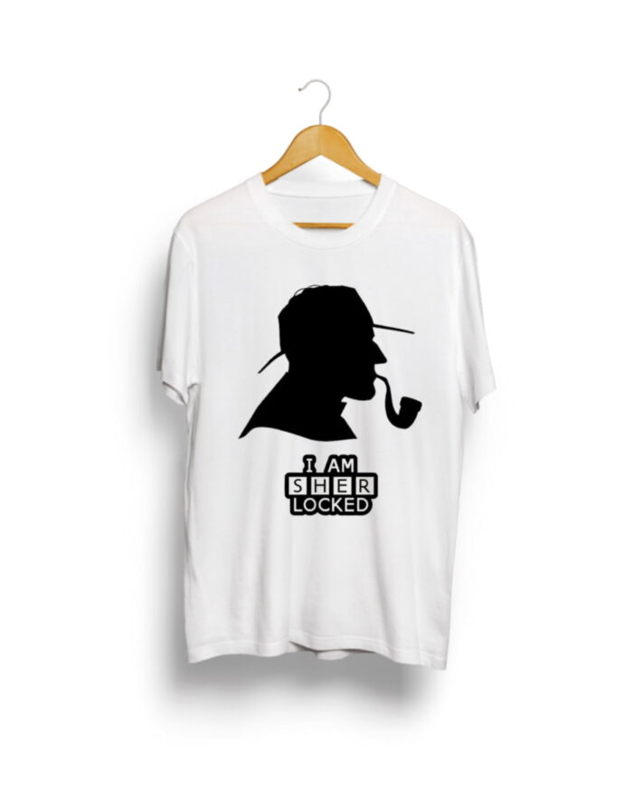 Sherlocked round neck unisex t shirt