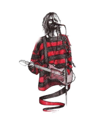 Kurt Cobain illustration