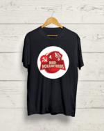 Buy Red Volunteers Black T shirt