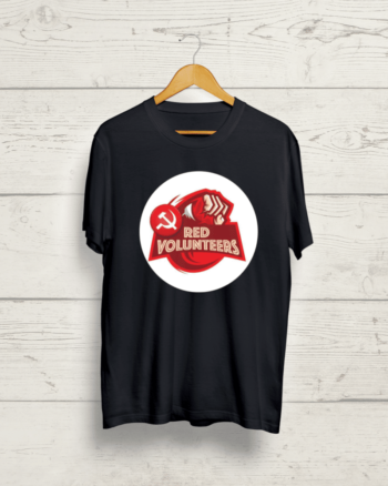 Buy Red Volunteers Black T shirt