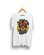 Lion illustration graphic t shirt