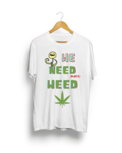 Buy White color Stoner T shirt