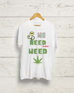 Buy White color Stoner T shirt