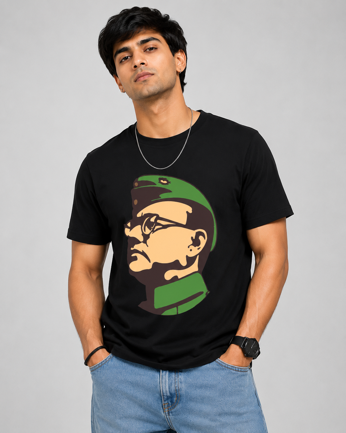Netaji Subhash Chandra Bose Tshirt Netaji Subhash Chandra Bose Tshirt