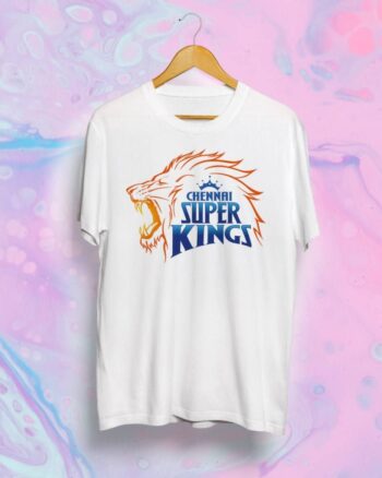 Chennai Super Kings CSK White Unisex IPL T-shirt