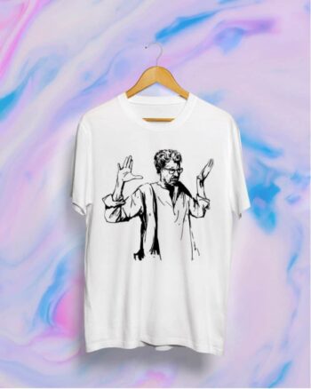 Ritwik Ghatak artwork white unisex T shirt