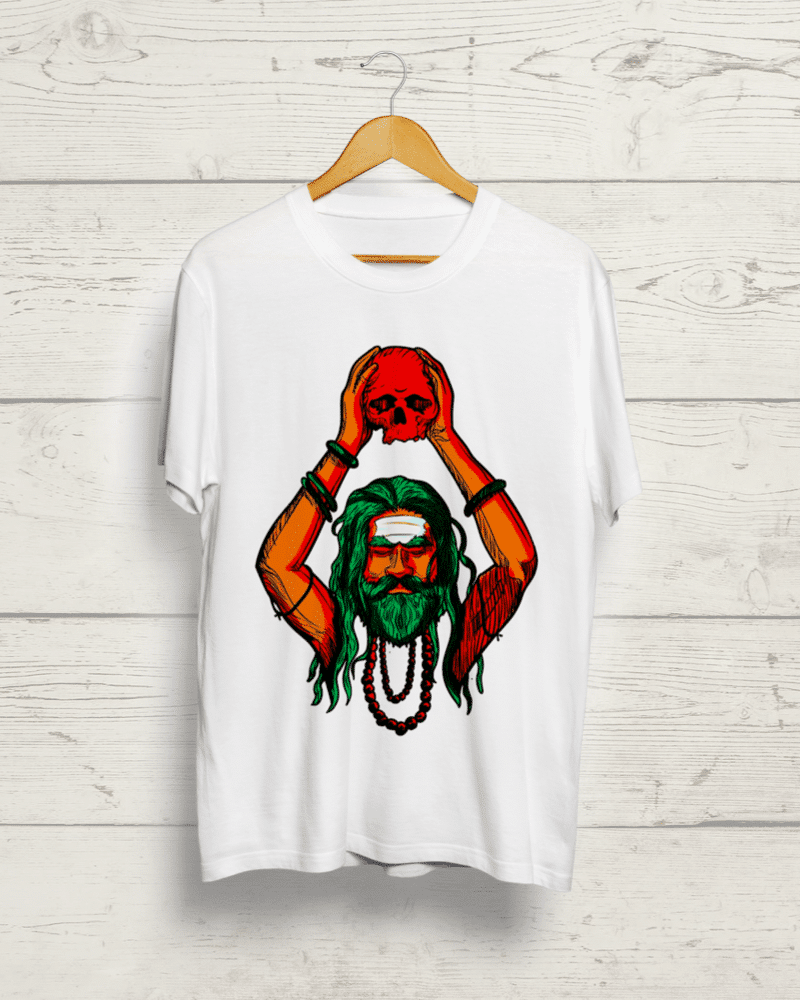 Buy Aghori Baba T Shirt - Shiva Print T Shirt