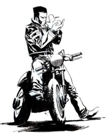 Wolverine smoking joint