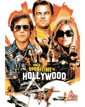Once upon a time in Hollywood poster art
