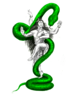Shiva print white T shirt - Image 2