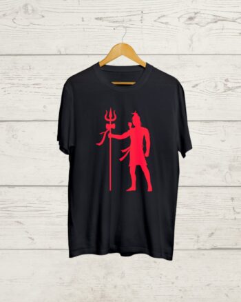 Shiva Vibes round neck Black Tshirt