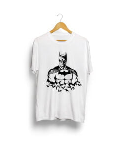 Buy Batman round neck white T shirt