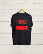 Buy Tupac Shakur print Black T shirt - Image 5