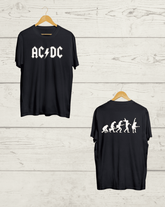 Buy both side print ACDC T shirt