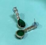 Buy Deep Green color AD EarRing