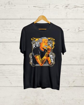 Buy Albert Einstein print Black Tshirt