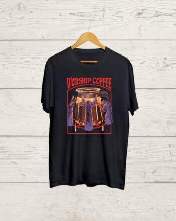 Buy Worship Coffee Black T shirt