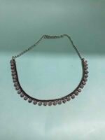 Buy Pink Stone German Silver Necklace