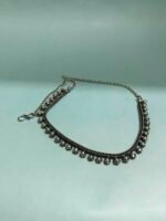 Buy Black Stone German Silver Necklace - Image 3