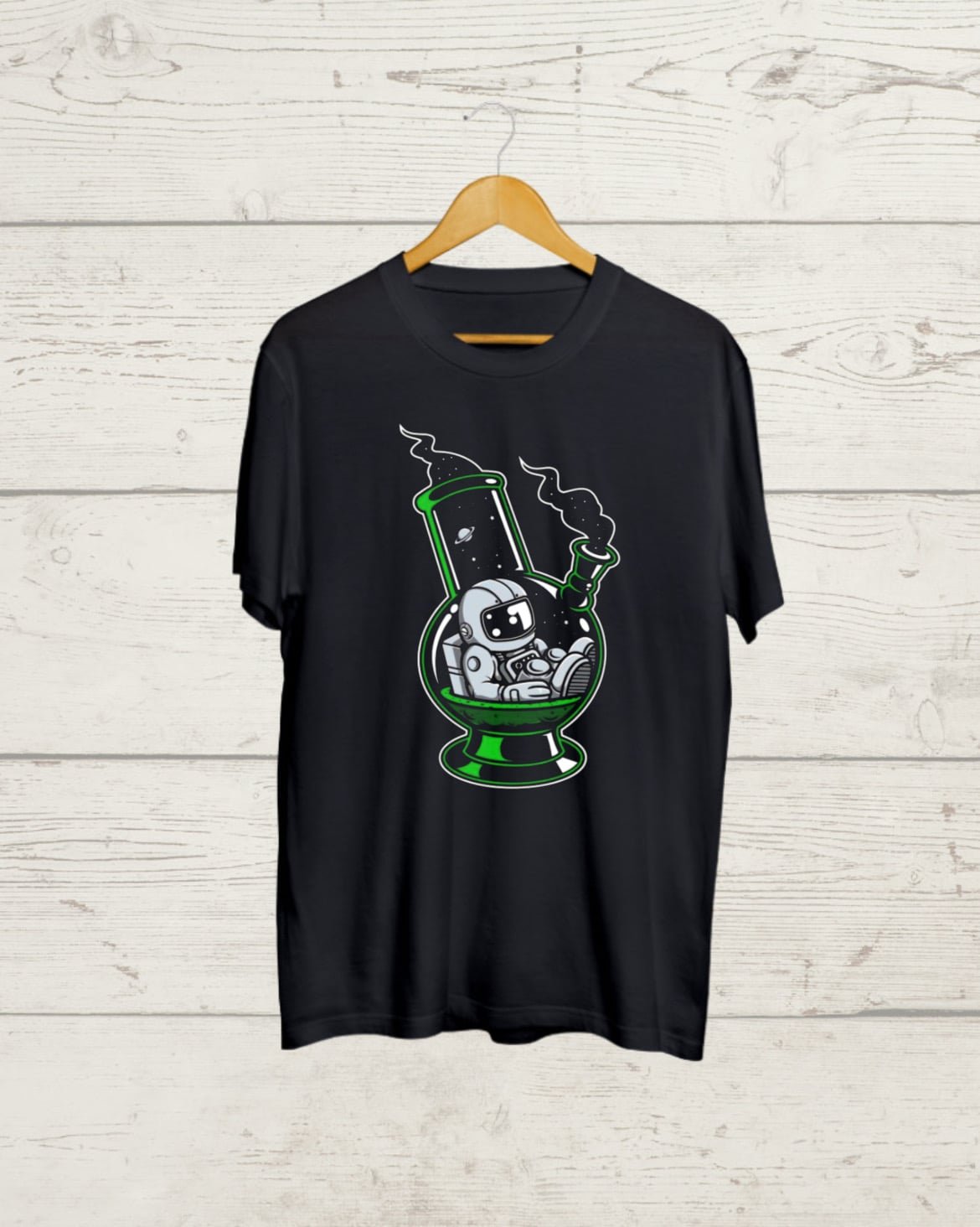 Buy Astronaut in Bong Black T shirt Buy Astronaut in Bong Black T shirt