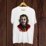 Buy Joker print Round Neck white Tshirt