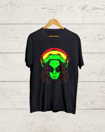 Buy Rastapopulous graphic print Black Tshirt