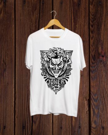 Joker Graphic print White Tshirt