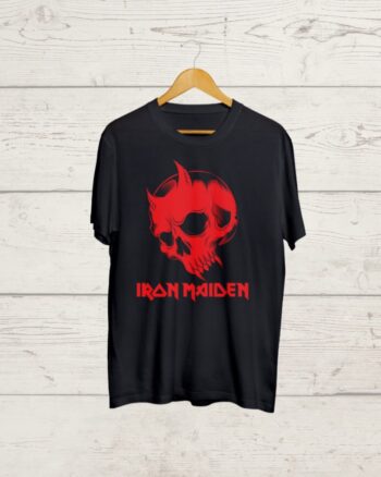 Iron Maiden Round Neck Black Tshirt