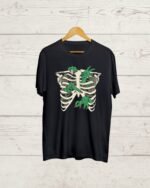 Buy Evil Heart print Black T shirt