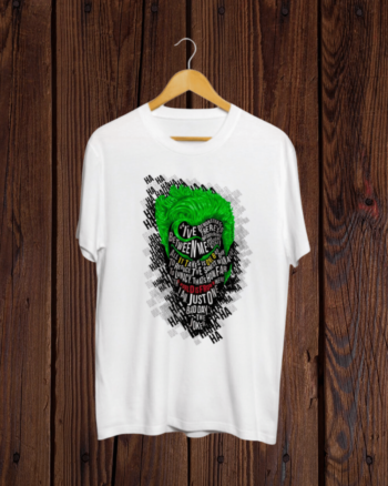 Joker print White T shirt
