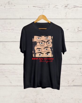 Buy Irrfan the Legend Black T shirt