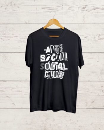 Anti Social Club Black T shirt