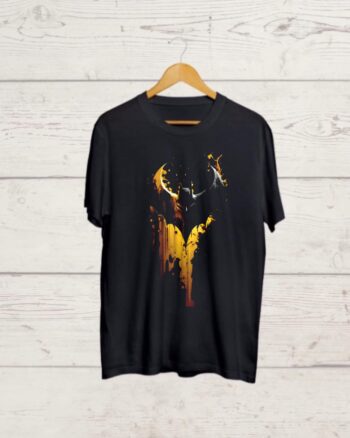 Batman print Black T shirt
