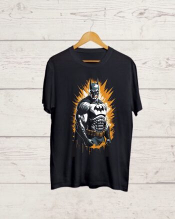 Buy Batman print Black T shirt