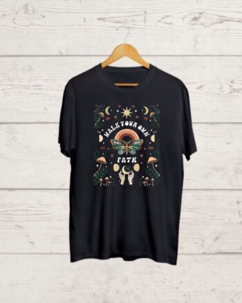 Walk your own Path Black Tshirt