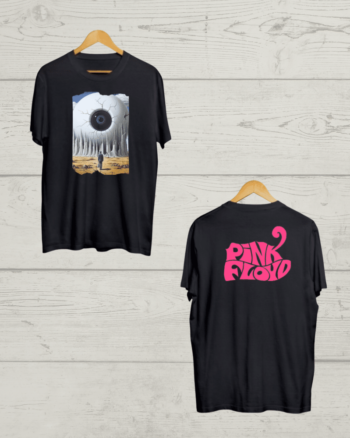 Both side Pink Floyd print Black Tshirt