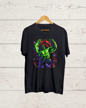 The Incredible Hulk Black T shirt