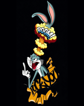 Funny Cartoon Funny Rabbit