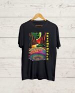 Psychedelic print Black T shirt