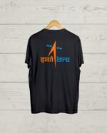 Back side ISRO Logo print T shirt